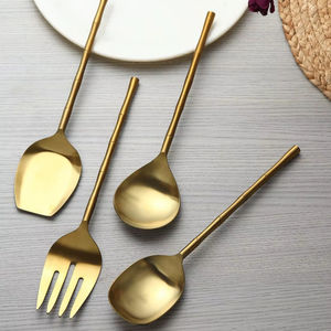 Ensemble de saladiers en acier inoxydable écologique au design moderne et unique, nouveau design, passe au lave-vaisselle, pour la maison et les fêtes - Product Image 1