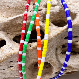 ชุดกำไลข้อมือลูกปัดหลากสีแบบยูนิเซ็กซ์ ทำด้วยมือ ปรับขนาดได้ กำไลมิตรภาพ สีสันตามสั่ง ของขวัญสุดหรู - Product Image 2