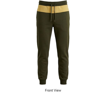 Pantalon de survêtement pour homme en tissu doux, coupe décontractée, taille à cordon de serrage, confortable, pour un usage quotidien et les voyages - Product Image 1