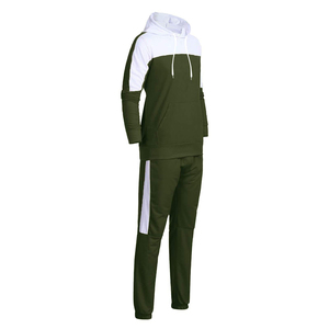 Ensemble de survêtement personnalisé pour homme en coton 100% pour l'hiver, avec sweat à capuche et pantalon de jogging à manches longues, marque privée - Product Image 3