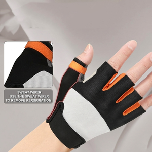 Outdoor <b>Cycling</b> Running Riding Half-finger Weightlifting Gloves Anti-slip Wear-resistant Breathable Solid Color <b>Cycling</b> Gloves - Product Image 4