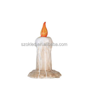 Vela de Halloween, escoba embrujada grande con Pilar, silla de bruja, araña <span class=keywords><strong>reclusa</strong></span>, espantapájaros, foto Op, ratones, artesanías de resina de hombre lobo - Product Image 3