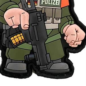 Factory Customized Tactical Uniform Rubber PVC <b>Patches</b> Eco-Friendly <b>Sew</b>-<b>On</b> Custom Logo <b>Patch</b> Badge Durable Rubber <b>patches</b> - Product Image 3