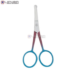 Ciseaux à ongles professionnels en acier inoxydable à long manche, courbés de précision, pour couper les ongles épais, usage esthétique - Product Image 1