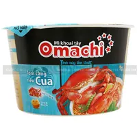Omachi karides ve yengeç anlık erişte vietnamca zengin kerevit ve yengeç aromalı çorba bir ağız sulama Aroma