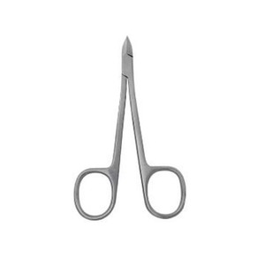 Tissue <b>Nail</b> Cuticle <b>Scissors</b> <b>for</b> Manicure Pedicure Stainless Steel Blade Steel Handle METAL MED CORPORATION MM-0826-30 - Product Image 6