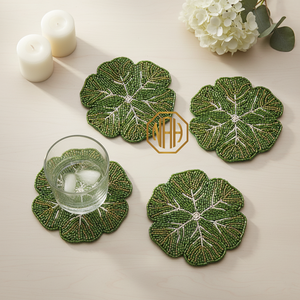 Posavasos Redondos de Cuentas y Semillas Hechos a Mano, Ecológicos y Modernos, de 100 mm de Diámetro, para Decoración Festiva y Regalos, 2026 Unidades - Product Image 4