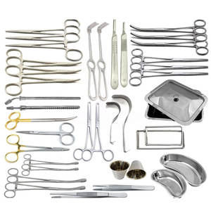 Juego Completo de Instrumentos Quirúrgicos, Herramientas Médicas Profesionales de Acero Inoxidable para Cirugía, Juego de Instrumentos Médicos Quirúrgicos - Product Image 1