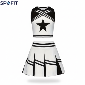 Hot Sale Custom Made <b>Light</b> Weight Cheerleading Uniform Performance Wear Set Style Uniform Custom Cheerleading Uniform - Product Image 2