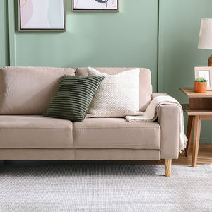 Luxury Corner Sofa Set 4 Seater Fabric <b>Upholstery</b> Soft top quality Cushions Durable Modern Home Furniture Living Room - Product Image 3