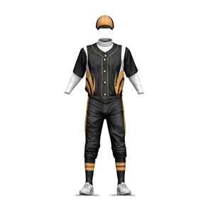 Tenue de sport pour la ligue de hockey sur glace, vêtements d'entraînement pour jeunes, ensemble sportif pour adultes 100% polyester véritable - Product Image 1