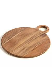 Planches à découper en bois exclusives, simples et attrayantes, pour la cuisine et la table à manger, vente en gros, nouvelle arrivée, forme ronde - Product Image 5