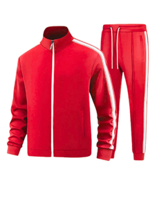 Ensemble de survêtement unisexe personnalisé en polyester et coton léger et respirant de 360 grammes pour le streetwear – Vente en gros - Product Image 2