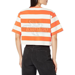 T-shirts courts pour femmes au design optimal, tricotés, respirants, séchage rapide, coupe classique, décontractés, 100 % coton - Product Image 2