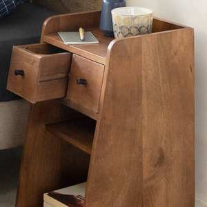 Mesa de Noche Vandana Grand Altis de Madera de Mango - Product Image 3