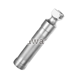 Instruments chirurgicaux en acier inoxydable de haute qualité avec logo personnalisé Poignée de batterie de laryngoscope sans piles - Product Image 1