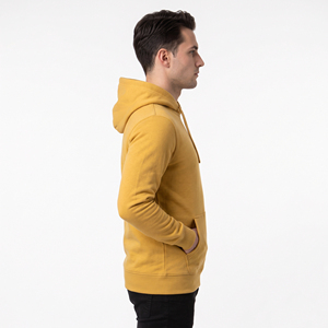 Sudadera con capucha de alta calidad, ligera, con estampado puff, 100% algodón para hombre, para invierno, talla grande. - Product Image 3