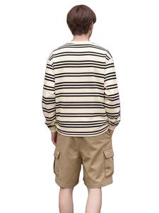 Camisetas Personalizadas Cómodas para Hombre, Camisetas de Manga Larga a Rayas con Diseño Personalizado y Logotipo, Fabricadas en Bangladesh - Product Image 2