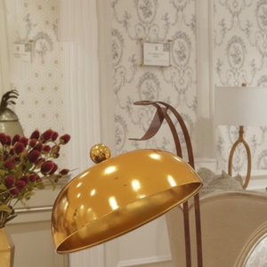 Réchaud alimentaire haut de gamme en acier inoxydable doré, type chafing dish, avec bandes décoratives métalliques et support élégant pour service de banquet hôtelier - Product Image 3