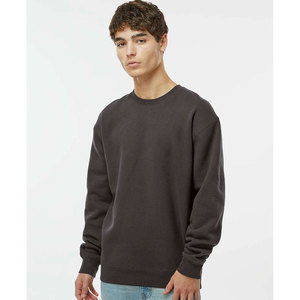 Cozy Men's Winter Fleece Crewneck Sweatshirt <b>Thick</b> Knit Warm Athletic Pullover Top <b>Jumper</b> Outerwear Apparel Sweatshirt - Product Image 1
