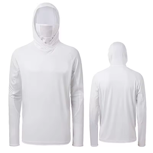 เสื้อตกปลาแบบยูนิเซ็กซ์ พิมพ์ลายแบบซับลิเมชั่น ผ้าโพลีเอสเตอร์ 100% ป้องกันรังสียูวี UPF 50+ แขนยาว ระบายอากาศได้ดี ซับเหงื่อ - Product Image 3