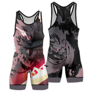 Vente en gros usine de maillots de lutte et de musculation personnalisés pour la musculation en salle de sport et le powerlifting - Product Image 1