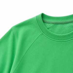 Sudadera de cuello redondo para mujer, jersey de punto verde liso, manga larga, corte regular, informal de invierno - Product Image 5