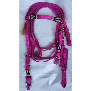 Collier de tête de cheval personnalisé, sûr, confortable et réglable, pour l'équitation, modèle Y - Product Image 1