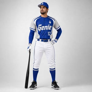 Uniforme de baseball conçu avec un matériau en polyester à séchage rapide, construction respirante, uniforme de baseball personnalisé, vêtements de compétition - Product Image 1