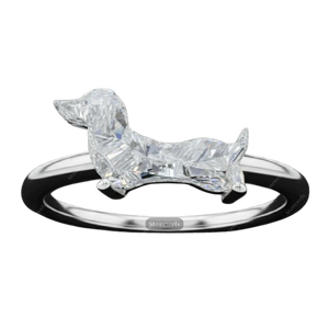 เพชรปลูกในห้องปฏิบัติการ IGI GIA Certified 1 กะรัต HPHT CVD รูปทรง Dachshund สี D ความสะอาด VVS1 VVS2 เพชรเม็ดเดี่ยว - Product Image 1