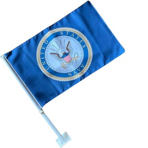 Drapeau rectangulaire portable en polyester pour l'Académie de natation du Texas, modèle ATF01, avec mât en acrylique, imprimé numériquement, durable, pour usage promotionnel - Product Image 2