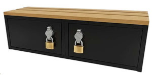 Cajas de Almacenamiento Magnéticas Apilables Ligeras de Acero Inoxidable Estilo Art Deco para Ropa, Viajes y Oficina (Diwali) - Product Image 2