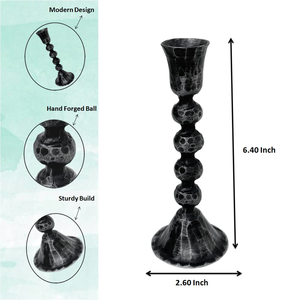 Candelabro de Hierro Ligero y Duradero, Hecho a Mano, Portátil, Decoración para el Hogar, Multiusos, para Navidad, Cumpleaños, Cenas, Bodas - Product Image 4