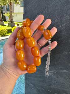 ลูกประคำเรซิ่นกันน้ำทำมือ ลูกประคำอิสลาม มิสบาฮ์ ของที่ระลึกทางศาสนา รูปทรงกลม ของขวัญรอมฎอน อีด ของตกแต่งบ้าน - Product Image 6