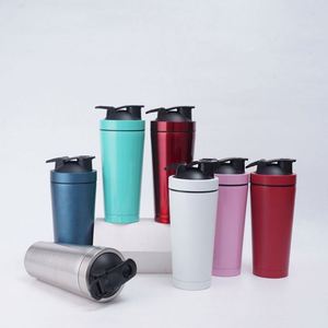 750ml Stainless Steel Water <b>Bottles</b> Fitness Cup Protein Gym <b>Shaker</b> Removable Stationary Mixer for Gym - Product Image 4