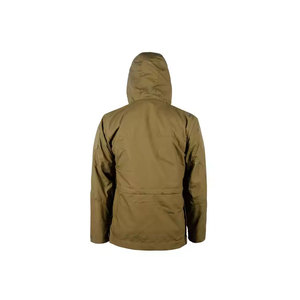 Conjunto corto cortavientos de dos piezas de nailon con cremallera reflectante personalizado para hombre, chaqueta y pantalones cortos con posición frontal del logotipo - Product Image 2