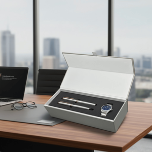 Caja de Regalo de Cartón de Lujo con Logotipo Personalizado |   Empaque Rígido Plegable con Cierre Magnético, Esponja y Laminado Mate - Product Image 5