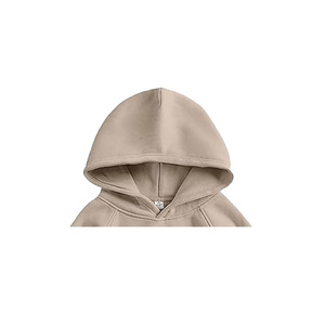 Sudadera con Capucha Casual de Invierno para Mujer, Spandex/Algodón/Fibra de Bambú, Ecológica, Transpirable, Resistente al Viento, Talla Grande, con Logotipo Frontal Sólido - Product Image 4
