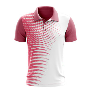 Polos en tissu respirant de haute qualité pour hommes, impression intégrale par sublimation - Product Image 1