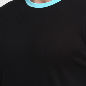 Men's <b>Raglan</b> Sleeve T-Shirt O-Neck Color Blocked Knitted Quick Dry Regular Fit Solid Purple Navy Short Sleeve Casual Sport <b>Top</b> - Product Image 2