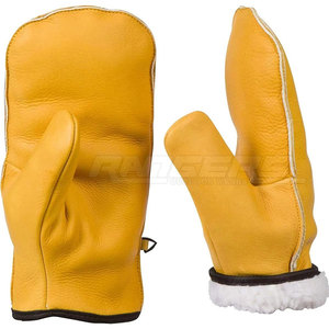 Mitaines de ski avec doublure thermique douce, tissu résistant au vent, conception anti-neige pour le ski et les activités sportives d'hiver - Product Image 5