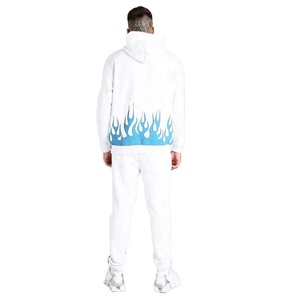 New Trending Stylish Men's Printed <b>Hooded</b> Pullover Track Suit Sublimated 3D Design Half <b>Zip</b> Hood Casual Street Wear Sweat Suit - Product Image 2