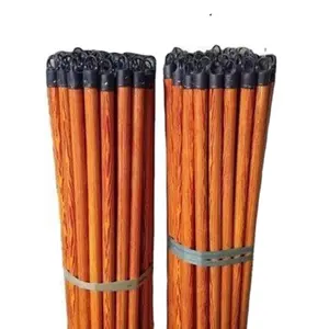 Заводские деревянные палочки, оптовая продажа, палочки с ручками для метлы, сырые и покрытые ПВХ 100% эвкалиптовой швабры