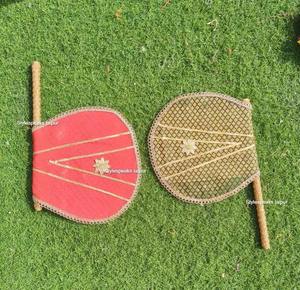 Abanico decorativo festivo multicolor para bodas, Mayun, Heena, Sangeet, sesiones de fotos, decoración de mesa y recuerdos de fiesta - Product Image 3