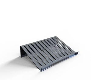 Ergonomic Metal Laptop Riser with Desktop Storage Shelf for Home Office <b>Study</b> <b>Desk</b> Workspace Organizer - Product Image 4