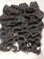 Cheveux humains bouclés 100% vierges, cheveux indiens, simple trame, 34 pouces, vente en gros, tissage de cheveux, double trame, pour machine