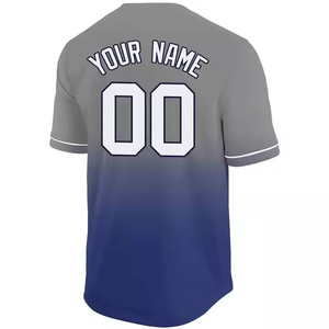 Nouveau style, haute qualité, personnalisé, vente en gros directe d'usine, entièrement imprimé en 3D, sublimation, boutons tendance, maillot de baseball - Product Image 3
