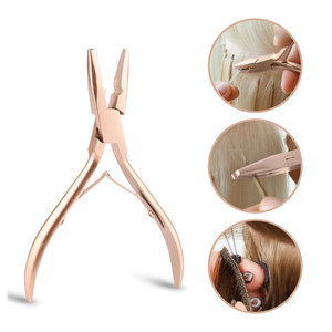 Kit de Herramientas para Extensiones de Cabello: Alicates con Mango Antideslizante, Herramienta para Colocar Cuentas, Aguja para Extensiones, Gancho para Cabello, Cuentas para Peinado - Product Image 3