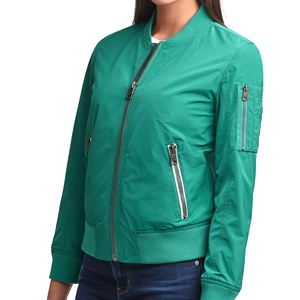 Ropa de Mujer Personalizada, Chaqueta de Mujer para Otoño e Invierno, Chaqueta Casual de Manga Larga a Prueba de Viento, Chaqueta Bomber - Product Image 3