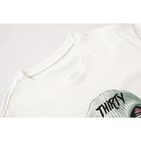 Nouveau T-shirt Homme Oversize en Coton Tricoté 100% Uni à Col Rond et Manches Courtes, Style Urbain Personnalisable – Collection 2026